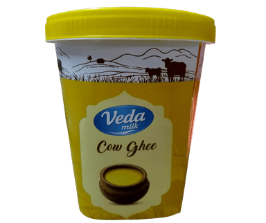 Cow ghee jar by Veda Milk — A2 cow milk, lab tested
